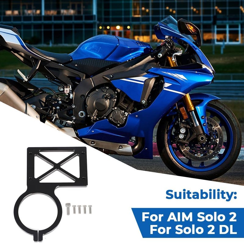 WIKIBB for AIM Solo 2 / Solo 2 DL to Motorcycle 50mm Fork Lap Timer Fork Mount - Image 2